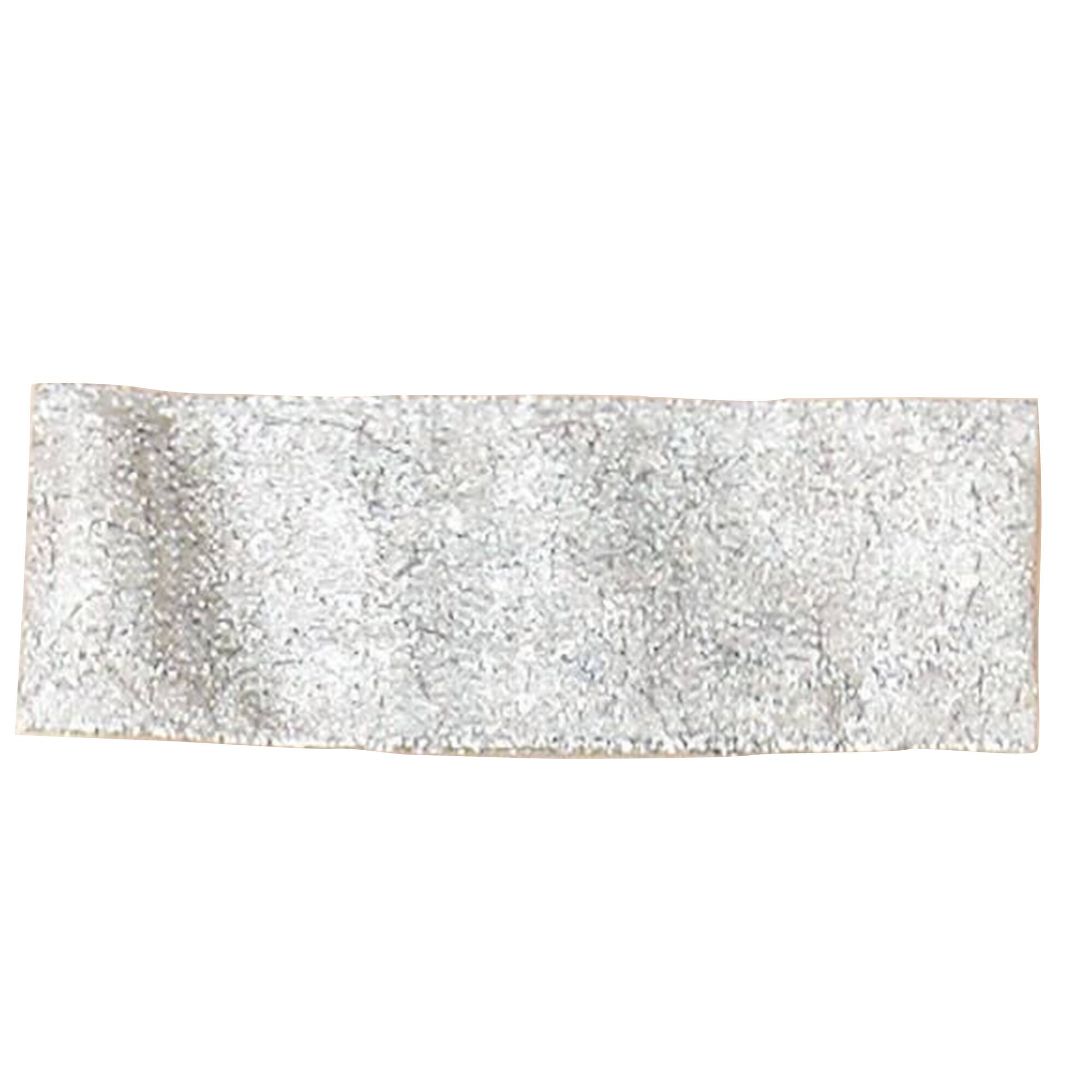 2.5" x 50yd. Silver Wired Ribbon Roll